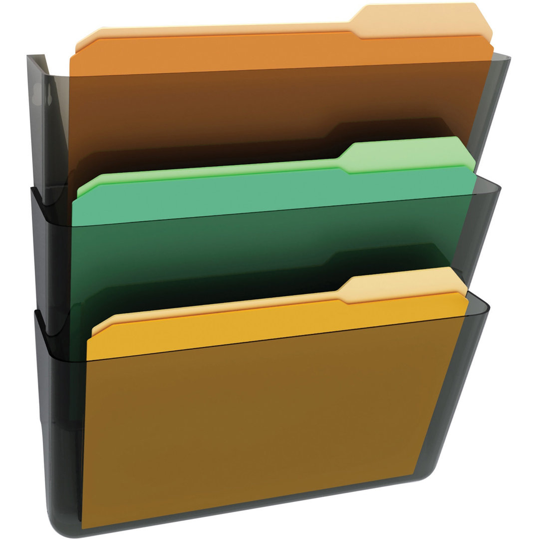 3 Letter Pocket Wall Pocket Deflect-O Corporation 