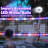 2-In-1 LED Pool Volleyball & Basketball Game Set, Light Up Pool Sport Combo Set With 14In LED Rim,4 Glow Balls, 2 Base, Pump, For Adults & Family