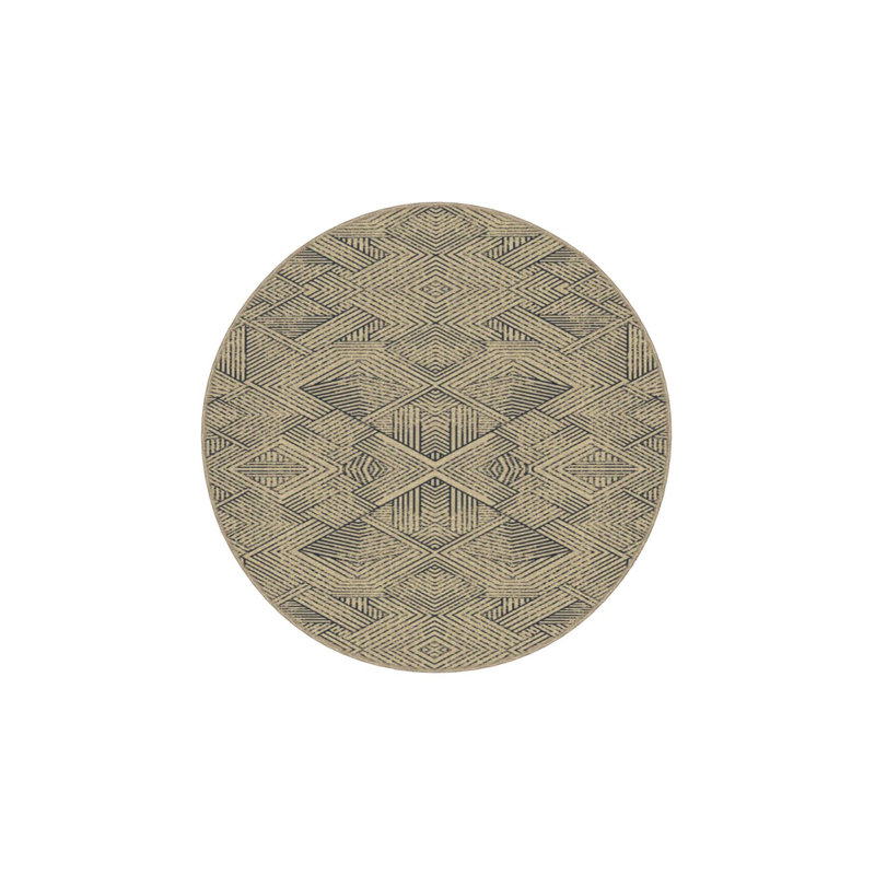Tapis décoratif en paille lavable à la machine, Tapis de couloir 2 pi 6 po x 9 pi 10 po inclus