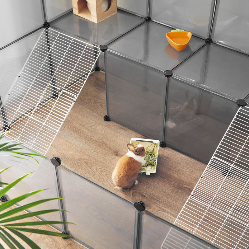 Juli Small Animal Cage, Grey