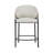Garrion Upholstered Counter Stool with Metal Frame-869492162