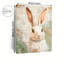 Charmant lapin blanc rétro, reproduction sur toile - Urban Studio-211617896