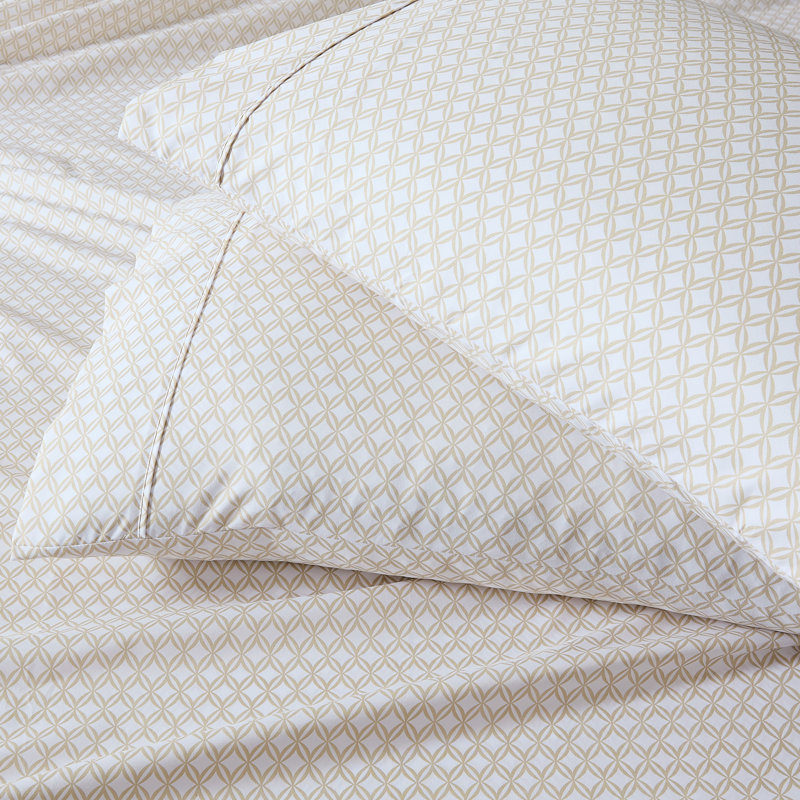 Eternity Neutral Sheet Set, Twin Sheet Set with 3 Additional Pieces