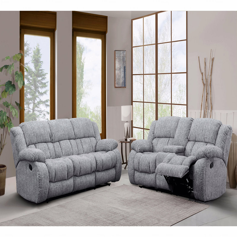 Reclining Function Sofa And Loveseat