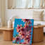 Toile, vue rapprochée de délicates branches de cerisier en fleurs ornées de douces fleurs roses, chaque pétale mettant en valeur une toile subtile-1421447989