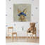 Reproduction de lapin hippie sur toile tendue-50907822