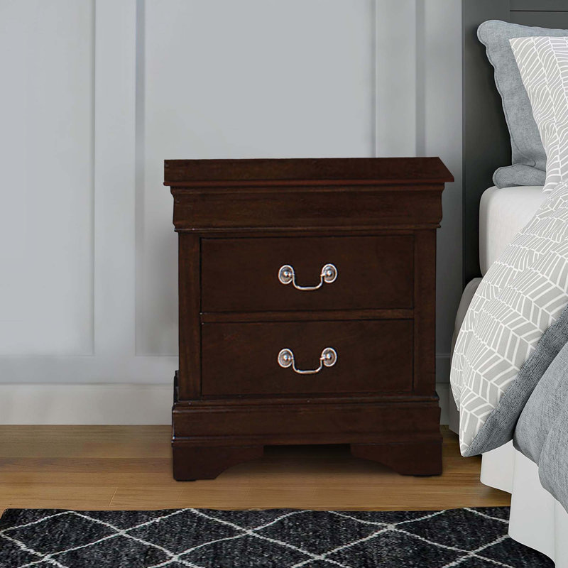 Grimar 21.75'' W Nightstand, Cappuccino Brown