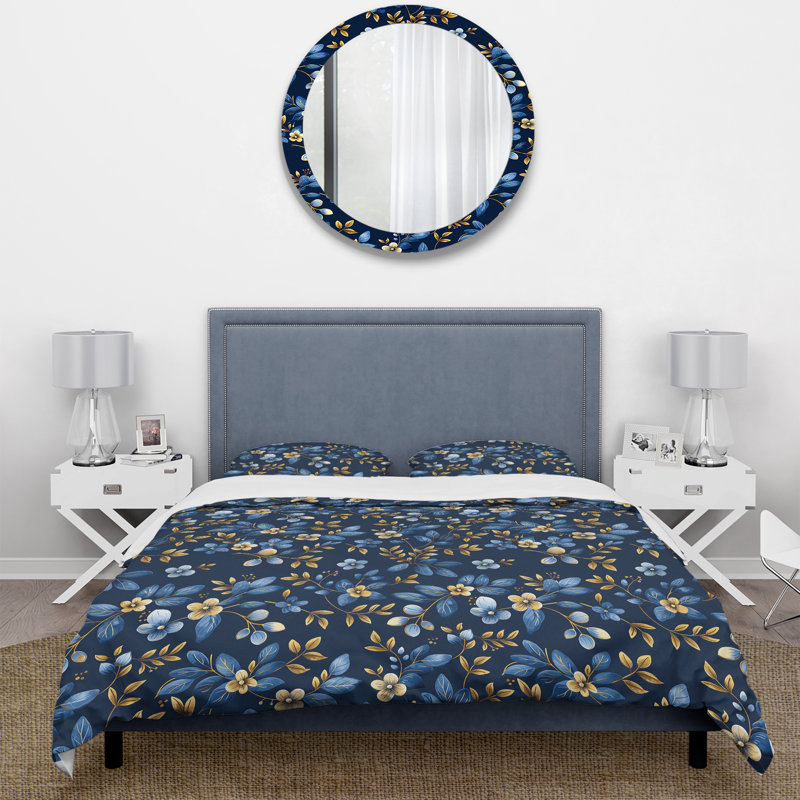 Ensemble de housse de couette Traditional, Housse de couette simple + 2 taies décoratives st