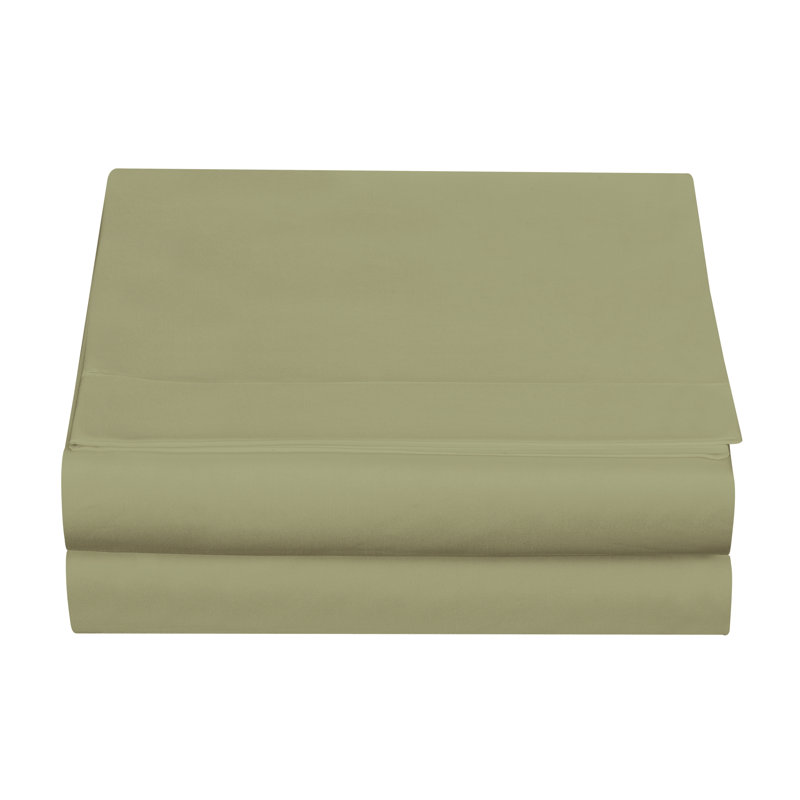 Drap-housse en microfibre douce - Basics by Wayfair ™, Sauge, Drap-housse de taille très grand