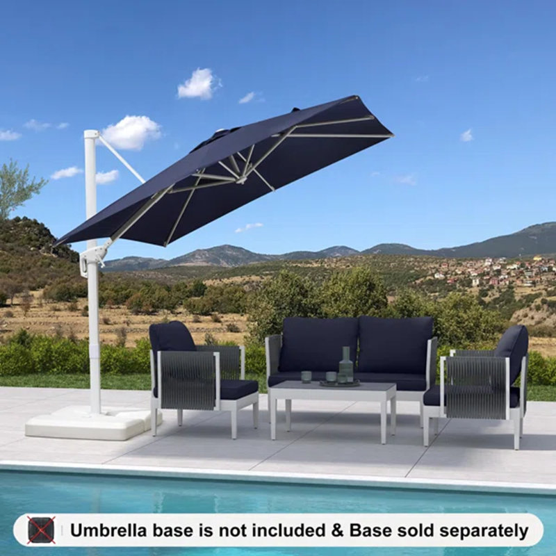 243cm Cantilever Parasol, Navy