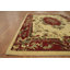 Tapis indien de style victorien à motif floral 6 x 10