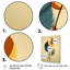 Rétro plumes de bohème orange et orange sur toile-1691447660-1691447651