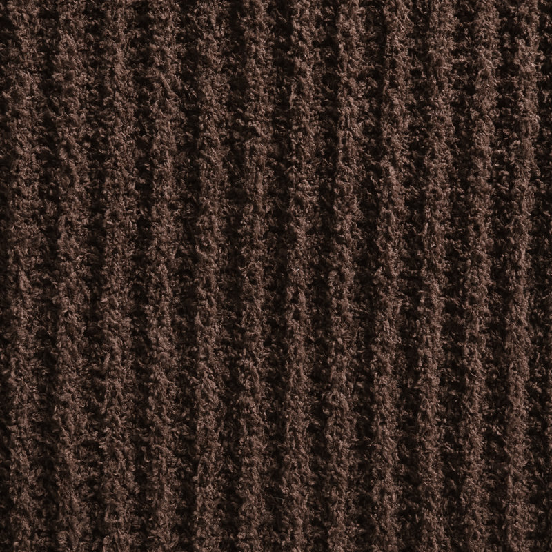 Jeté doux et moelleux en peluche pour canapé et lit, Chocolate Brown