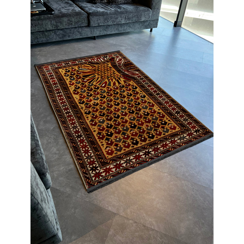 Tapis intérieur / extérieur Selayah, Rectangle 4 pi 11 po x 7 pi 7 po