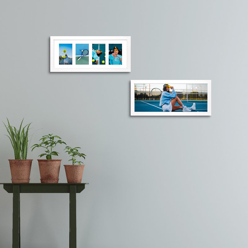 Cadre photo Treymaine , Blanc, 8 po x 20 po