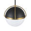 Luminaire suspendu 1 lumière 15,4 po Lucai