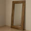 Miroirs pleine longueur rectangulaires en bois massif
