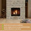 Panneau mural en fausse pierre Wallwell 45,88 po x 12,75 po | Pierre ardoise-B-101054681