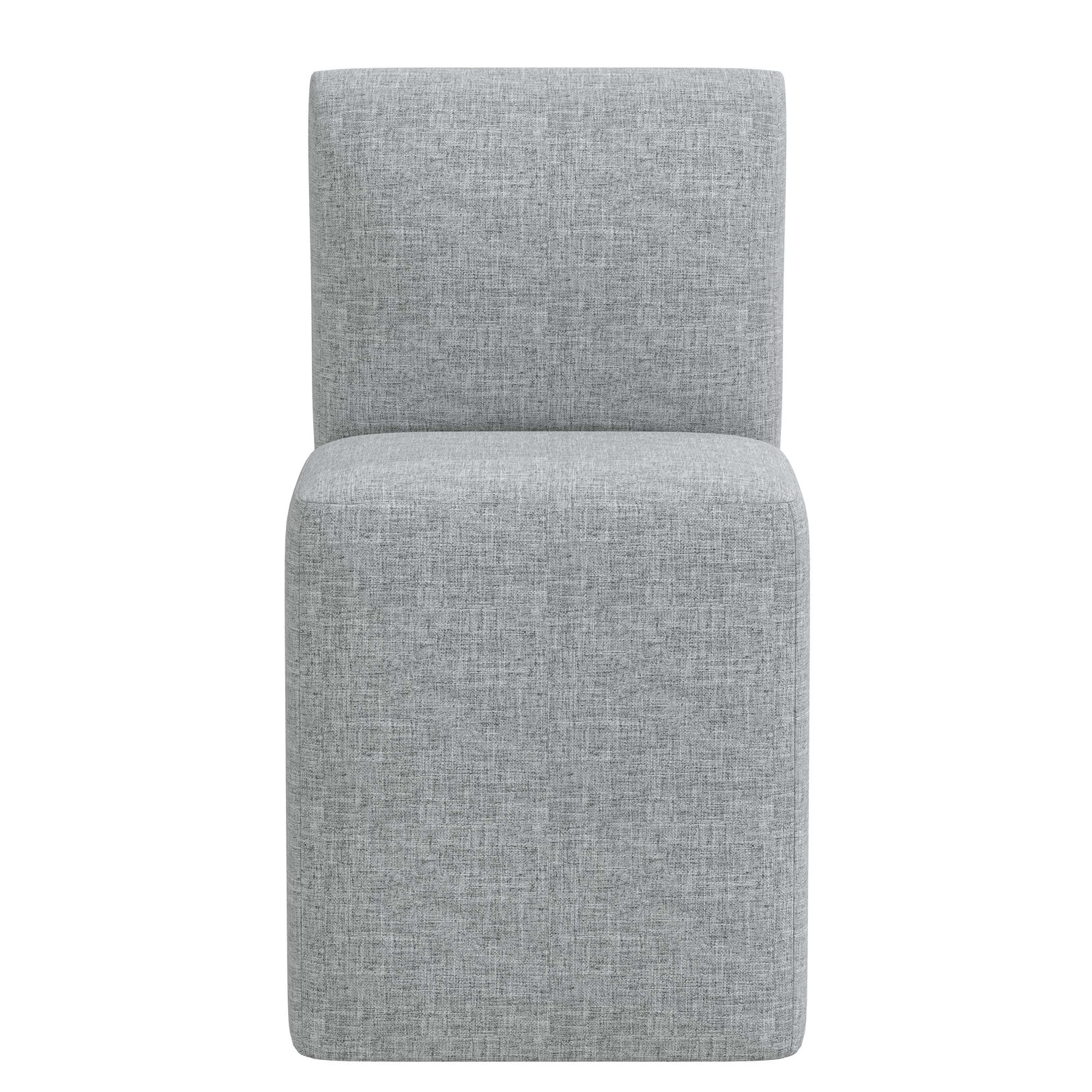 Mendy Linen Parsons Dining Chair, Zuma Pumice Textured Linen
