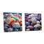 «Beach Photo Seashell Collage I», ensemble de 2 verres muraux en acrylique-919844043
