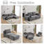 Canapé modulaire modulaire avec canapé et repose-pieds-1551463407