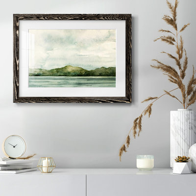 Riverside II, reproduction d'art encadrée