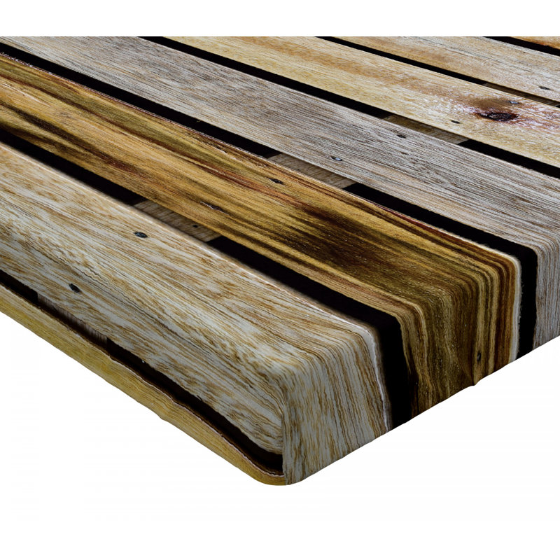 Microfiber Striped Fitted Sheet, Queen Fitted Sheet, Oak Striped