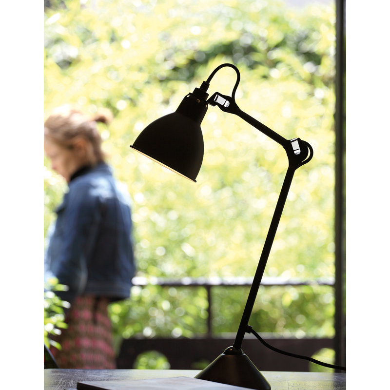 Lampe Gras Desk Table Lamp, Black/Copper