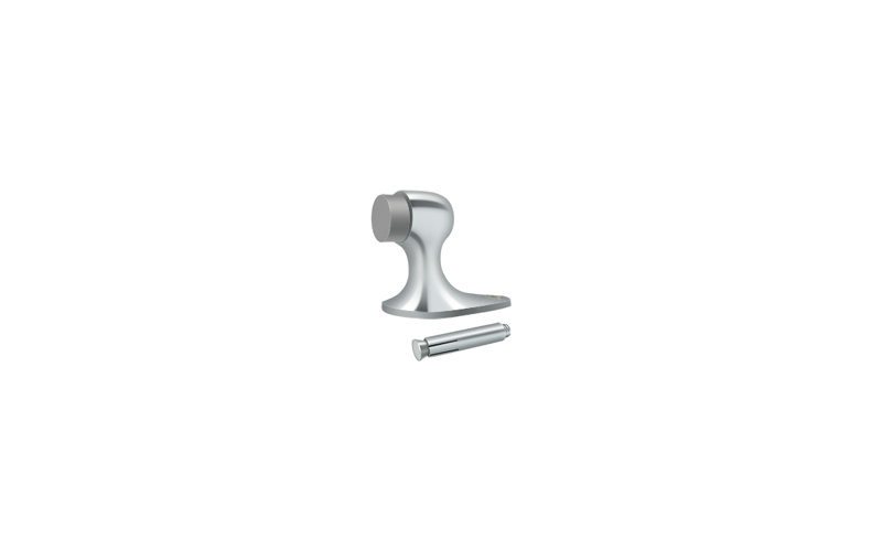 Door Stop, Polished Chrome