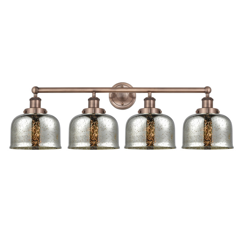 Annagene 4 - Light Dimmable Vanity Light, Silver Plated Mercury, Antique Copper