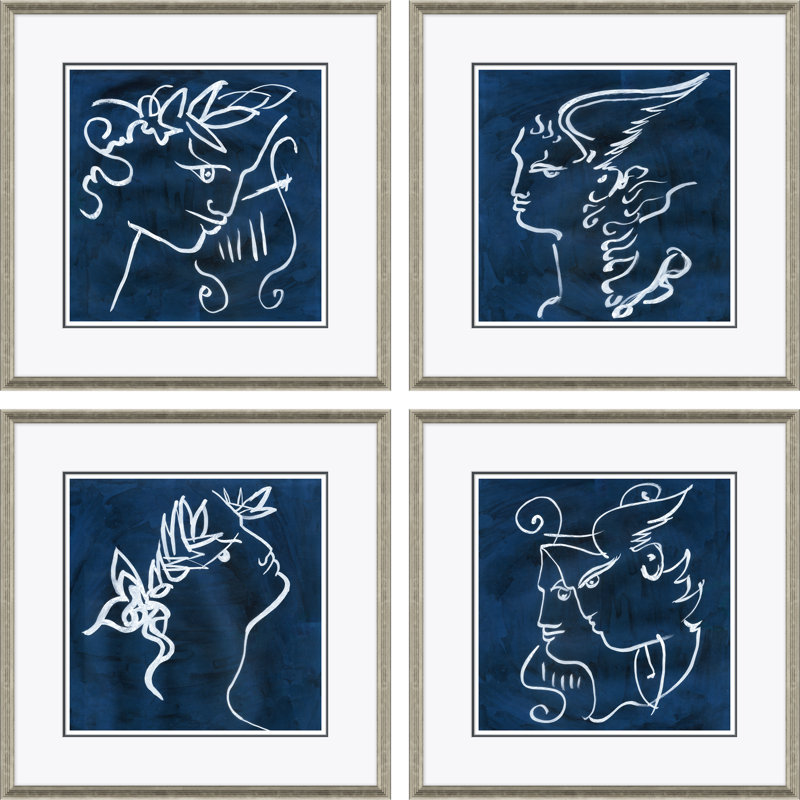 Apollo Blue, Mercury Blue, Zeus Blue, Hera & Zeus Blue Giclee Print by David Phoenix
