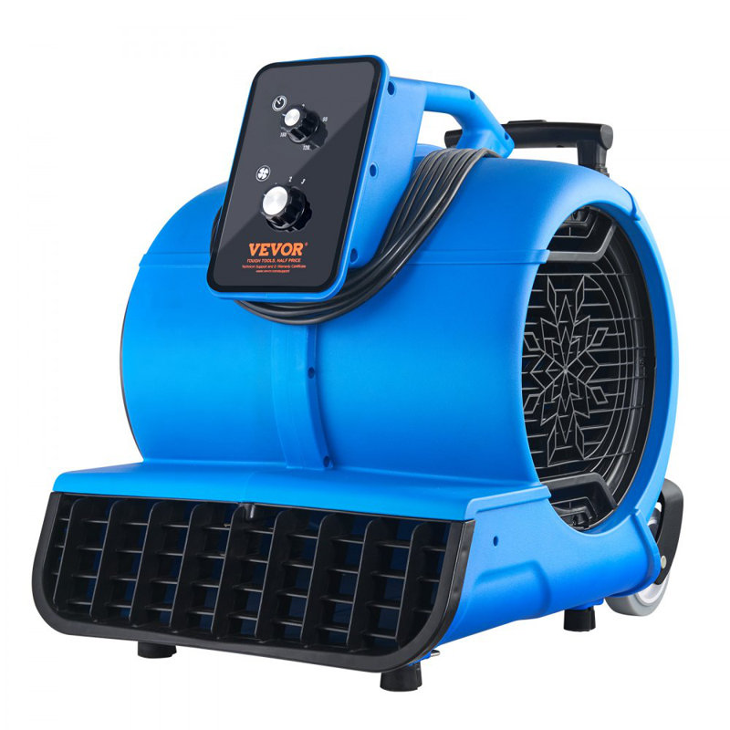 Ventilateur de plancher 1560 tr / min 4000 CFM avec 3 vitesses de soufflage 3 vitesses