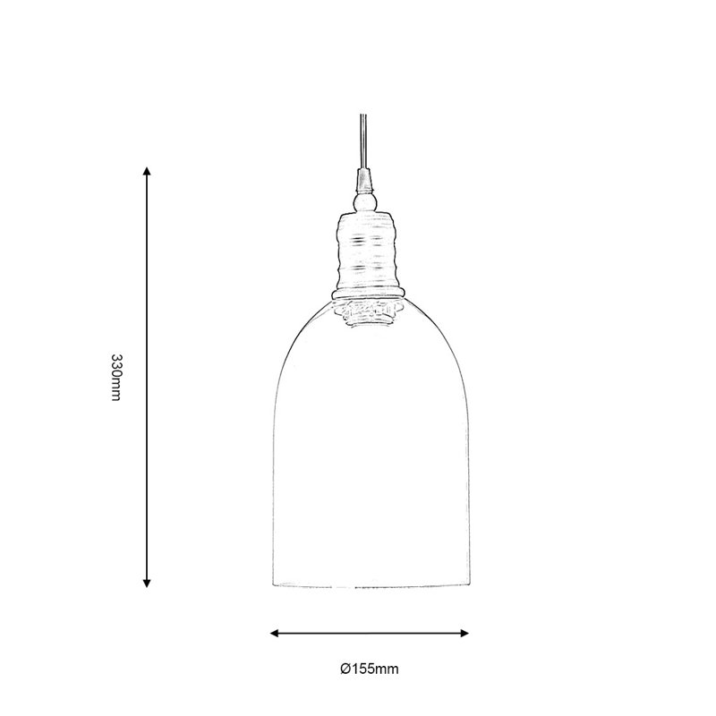 Small Point 1 - Light Dome Pendant