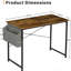 Table de travail de style moderne et simple avec bureau et ordinateur-309443791