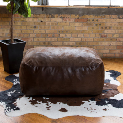 Repose-pieds en cuir Big Joe Nestle
