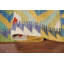 Tapis oriental en laine South Western Kilim 3 x 4