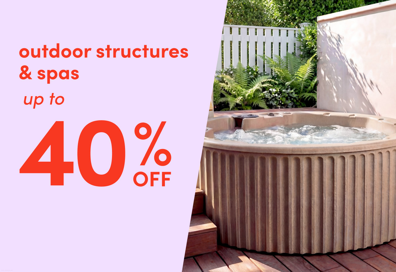 outdoor structures & spas clearance