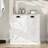 Tilt-Out Laundry Sorter Cabinet In White. Elegant & Practical Design. Removable Cloth Bags For Sorting. E1 , . Waterproof . Stable With . Assembly Required Manual. 100-Pound Load Capacity White Two