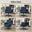 Chaise avec accoudoirs et roues Criss-223073480