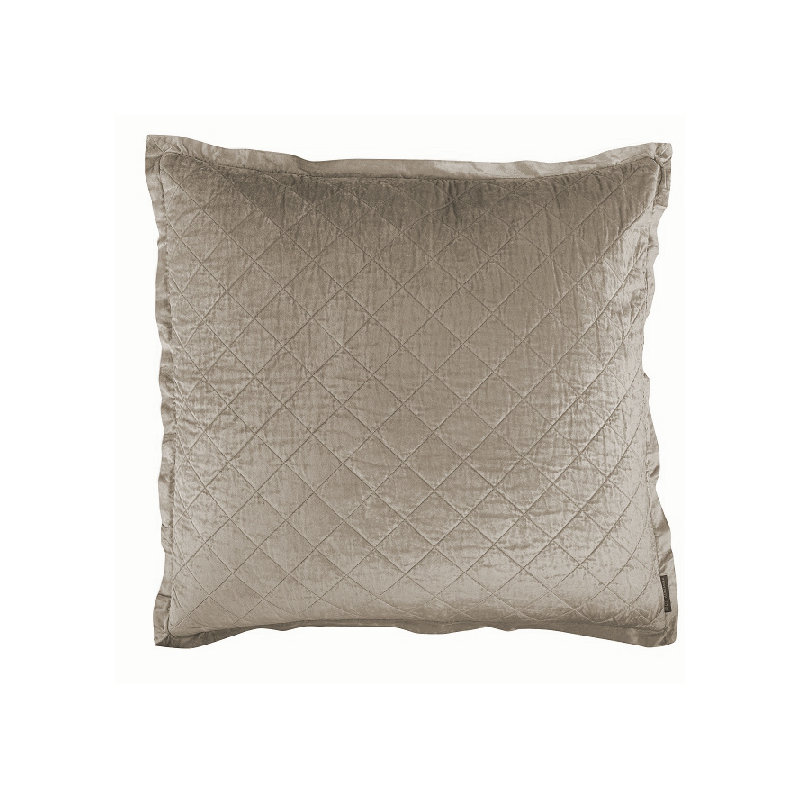 Chloe Velvet Euro Pillow Cover & Insert, Fawn