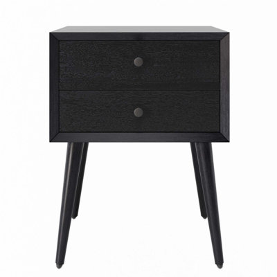 Table de chevet avec 2 tiroirs