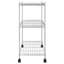 Secil 35cm W Metal Storage Rack with Wheels-127496386