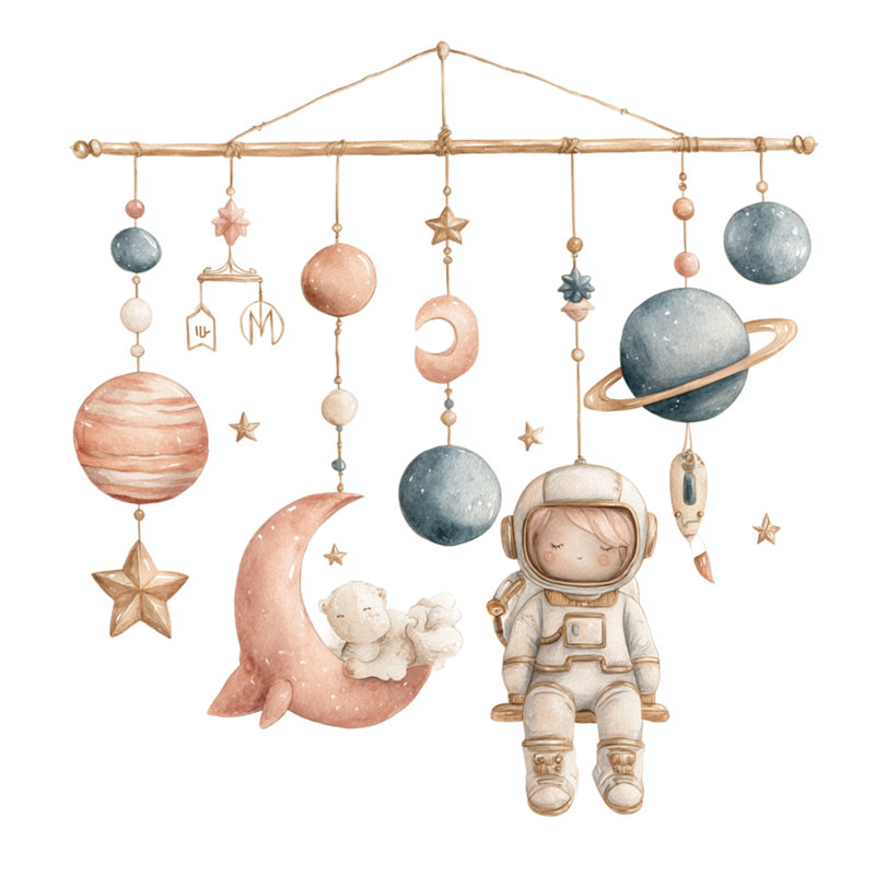 Coussins Astronaut, 18 x 18 pouces