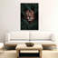 Mysterious Jungle Lion Abstract Fern Forest Landscape Wall Art Print by Ariz Rab - Wrapped Canvas Print-687366684