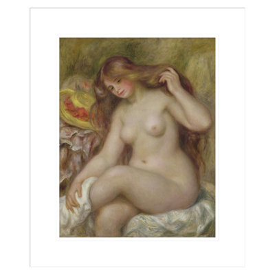 «Bather» par Pierre-Auguste Renoir, impression giclée sur cadre