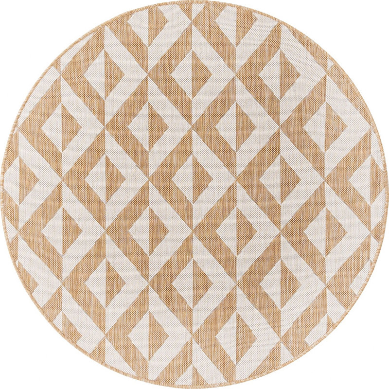 Tapis d'extérieur Destiny, Rond 4 pi