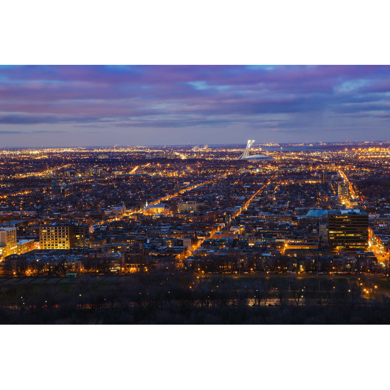 Montréal - photographie sur toile tendue, H 12 po x l 18 po