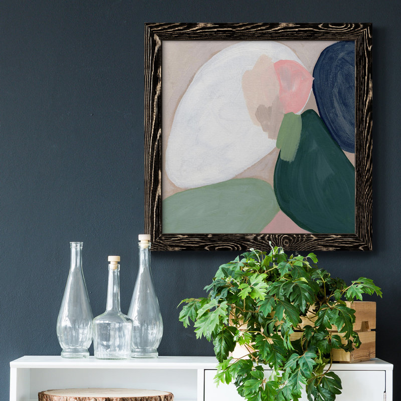 Toile encadrée Orb Fresco I-Premium - prête à être accrochée, Cadre noir, H 31,5 po x l 31,5 po x P 1,5 po