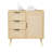 Versatile Rattan Wood Cabinet for Efficient Organization in Every Room