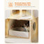 Modern Wood Cat Condo With Litter Box-889494969
